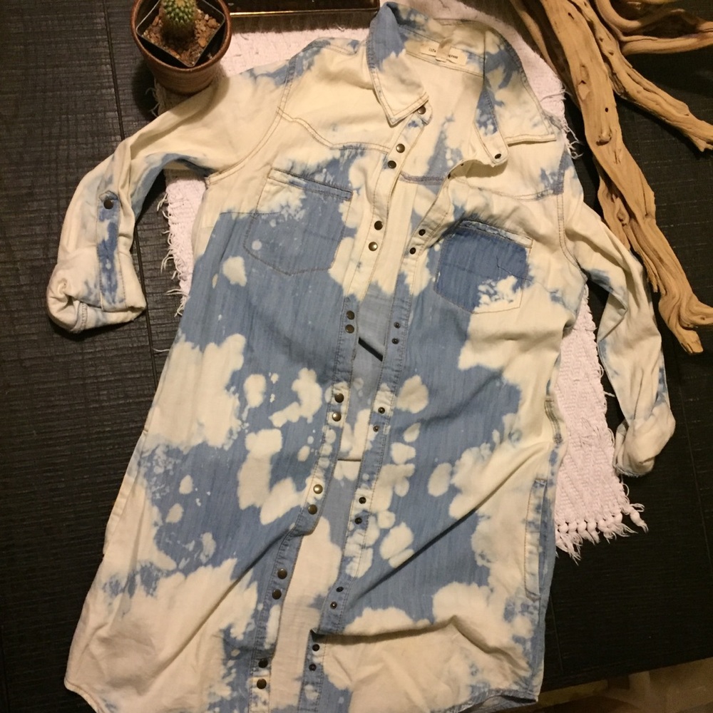 Life in Progress | Acid Washed  Denim Dress |